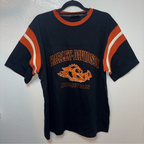 Harley-Davidson Other - Harley-Davison Motorcycles Men’s Hog Jersey Short Sleeve Shirt Size L